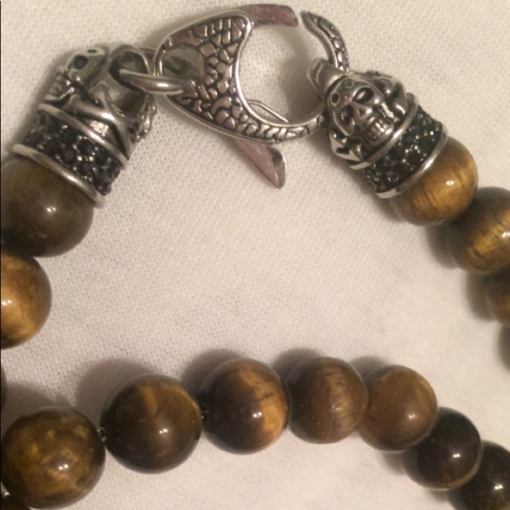 Men's tigerseye necklace